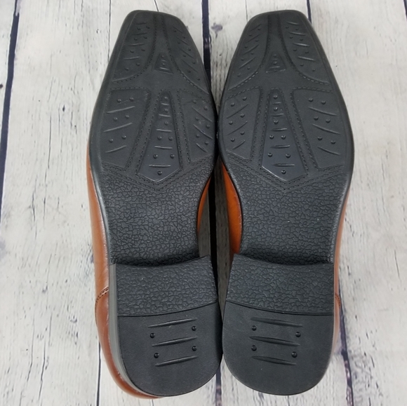 VITTORIO SALDANI | stacked heel tapered toe shoe - Picture 6 of 7